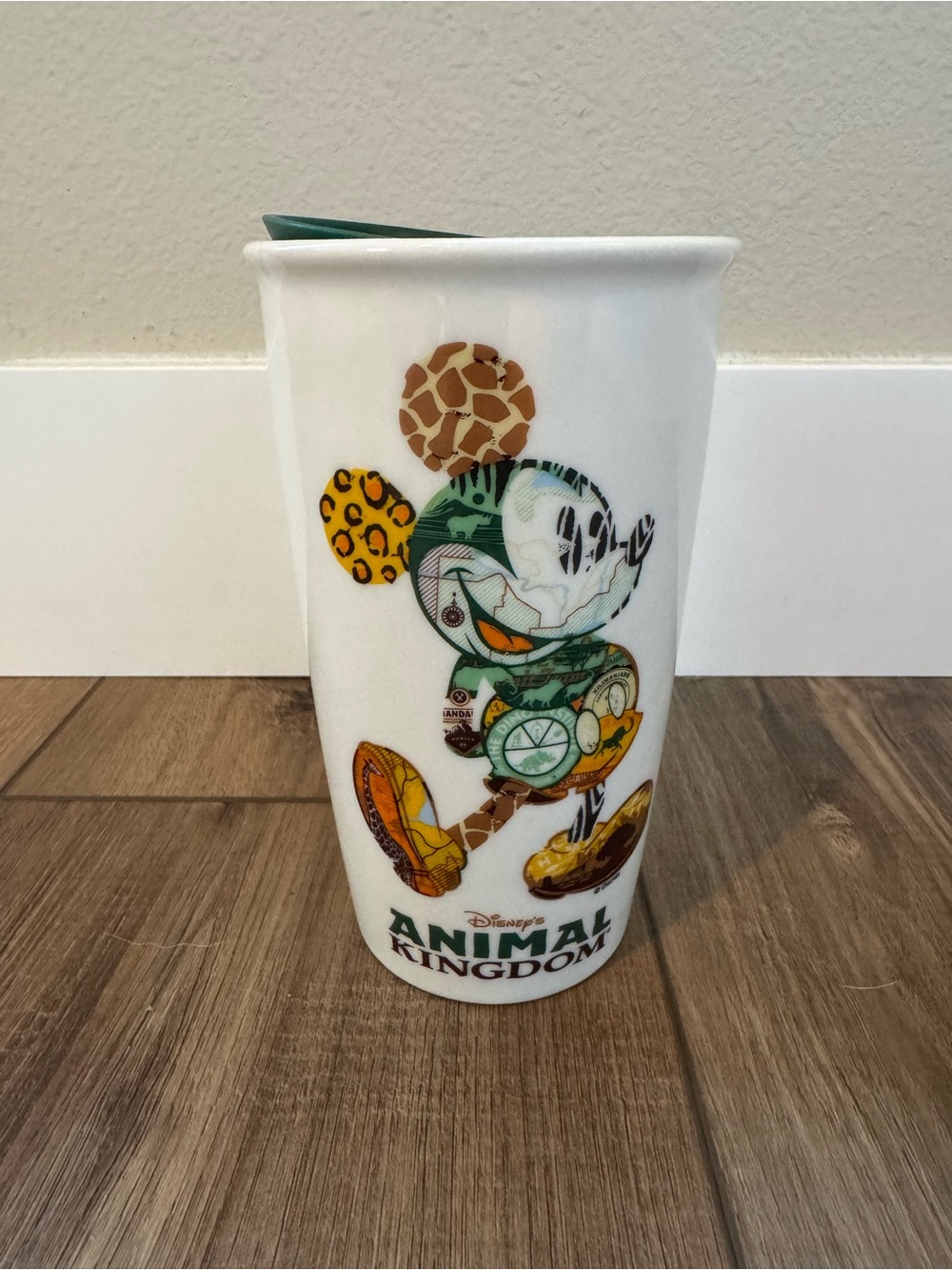Disney Parks Animal Kingdom x Starbucks Ceramic Travel Mug | EUC